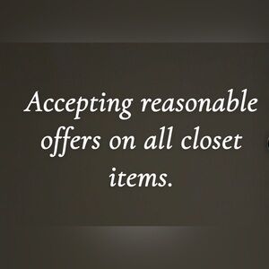 White Text Closet Sign